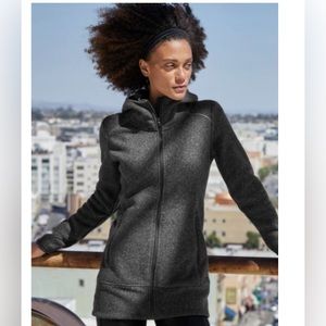 Athleta Stronger Long Hoodie Jacket NWT